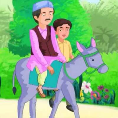 बच्चो की कविता -गधा बड़ा भोला