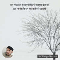 उस सावन के इंतजार में कितने पतझड़ बीत गए