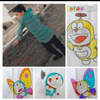 जावेद कक्षा छः का छात्र कला के बल पर कई प्रकार के बनाता है चित्र