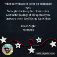 When conversations occur through quiet eyes,