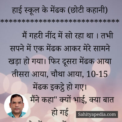 हाई स्कूल के मेंढक (छोटी कहानी)