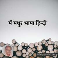 मैं मधुर भाषा हिन्दी