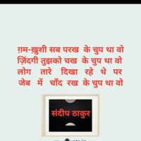 ग़म-ख़ुशी सब परख के चुप था वो- संदीप ठाकुर