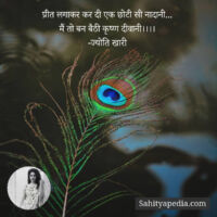 प्रीत लगाकर कर दी एक छोटी सी नादानी...