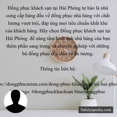 Đồng phục khách sạn tại Hải Phòng tự hào là nhà cung cấp hàn