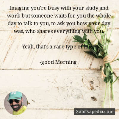 Imagine you're busy with your study and work but someone wai