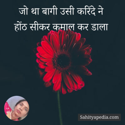 जो था बागी उसी करिंदे ने