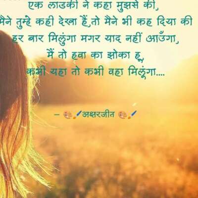 हवा का झोका हू