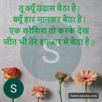 तू क्यूँ उदास बैठा है |