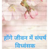 होंगे ही जीवन में संघर्ष विध्वंसक...!!!!