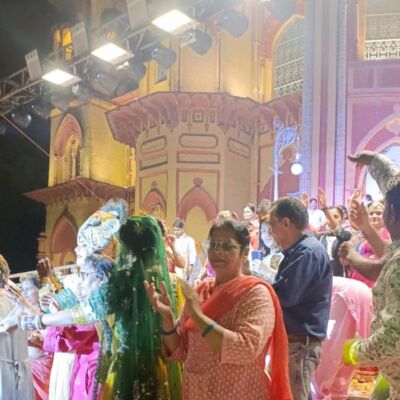 *रामपुर रजा लाइब्रेरी में रासलीला की धूम*