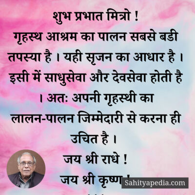 शुभ प्रभात मित्रो !