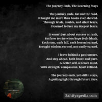 The Journey Ends, The Learning Stays