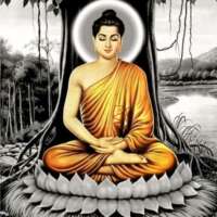 गौतम बुद्ध रूप में इंसान ।