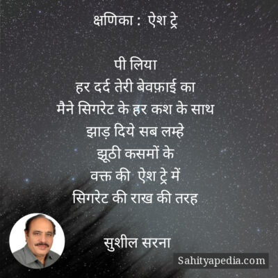 क्षणिका :  ऐश ट्रे