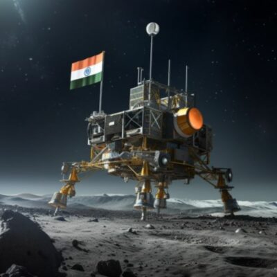 चांद पर भारत । शीर्ष शिखर पर वैज्ञानिक, गौरवान्वित हर सीना ।