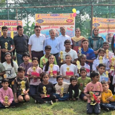 दिवाली के शुभ अवसर पर तृतीय दौड़ प्रतियोगिता का आयोजन