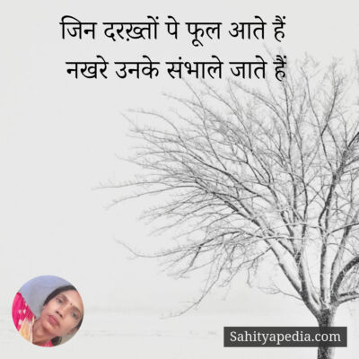 जिन दरख़्तों पे फूल आते हैं
