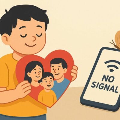 मोबाइल छोड़ा, तो मिले अपने