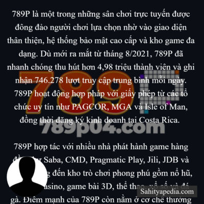 789P là một trong những sân chơi trực tuyến được đông đảo ng