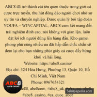 ABC8 đã trở thành cái tên quen thuộc trong giới cá cược trực