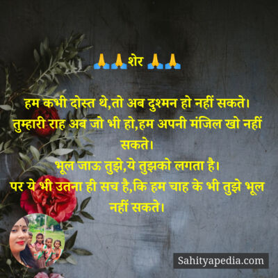 🙏🙏शेर 🙏🙏